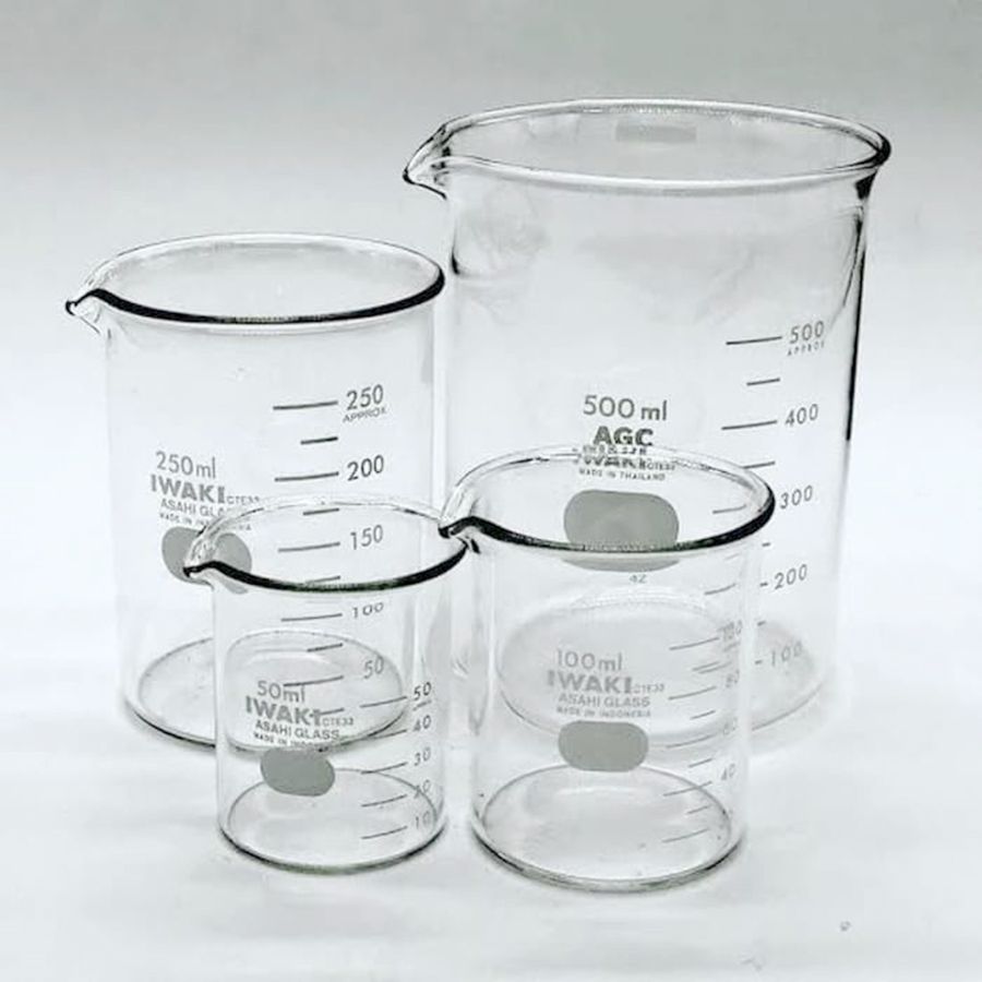 Belanja Gelas Kimia 100 Ml / Beaker Glass Pendek 100 Ml / Gelas Piala 100  Ml di Pt. Dwilab Mandiri Scientific | SIPLah Blibli
